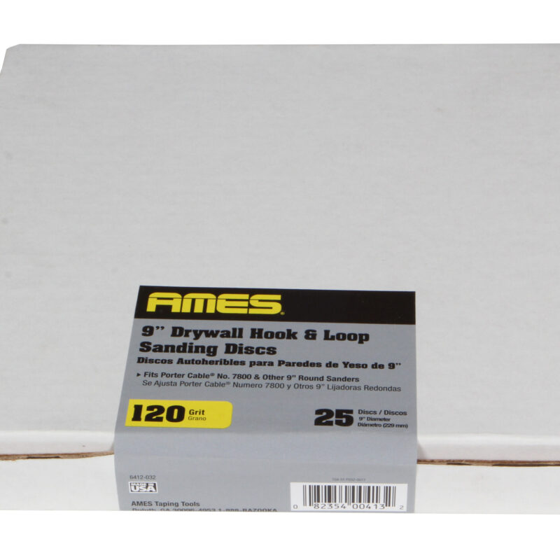 Discos de lija de 9 pulgadas, grano 120