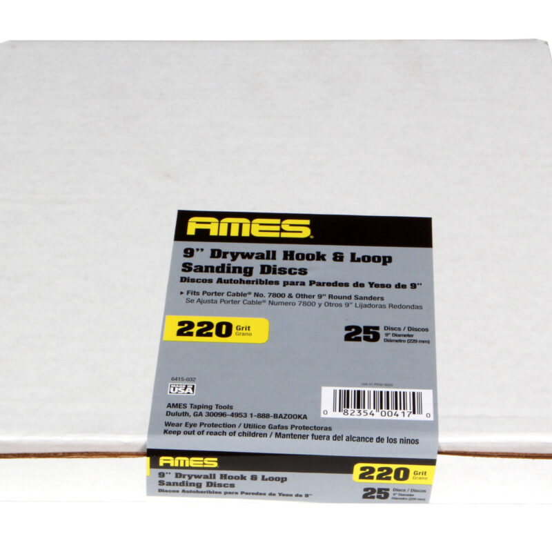 Discos de lija de 9 pulgadas, grano 220