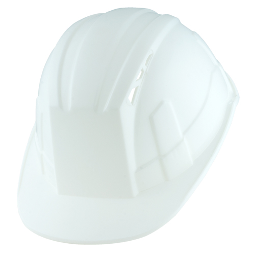 Vantis Standard-Brim Hard Hat - White